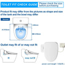 R FLORY UV Cleanning Bidet Intelligent Toilet Seat Warm Water Air Dry FDB1000