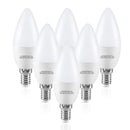 Seealle C37 E14 6W LED Bulbs | 5000K Cool White | 6 Pack - DealsnLots