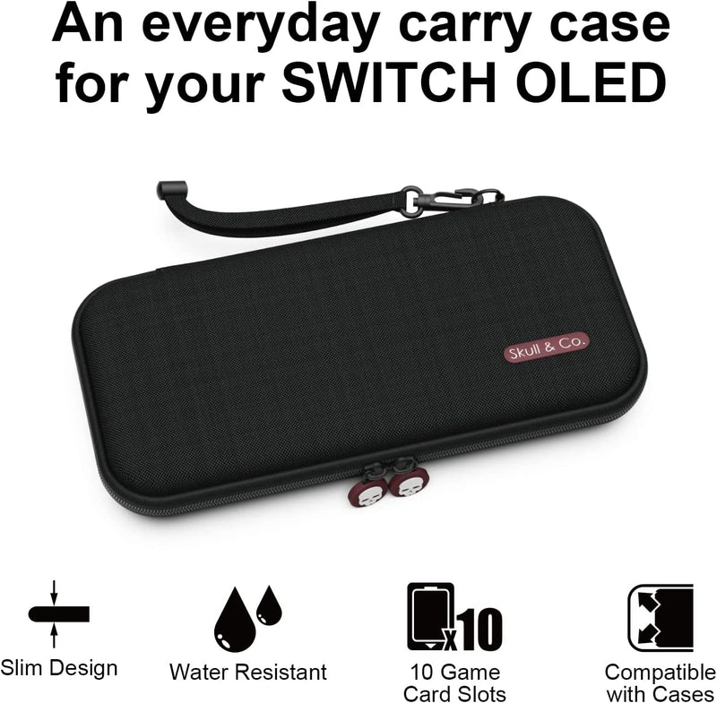 Skull & Co. Denim Every Day Slim Carrying Case for Nintendo Switch OLED