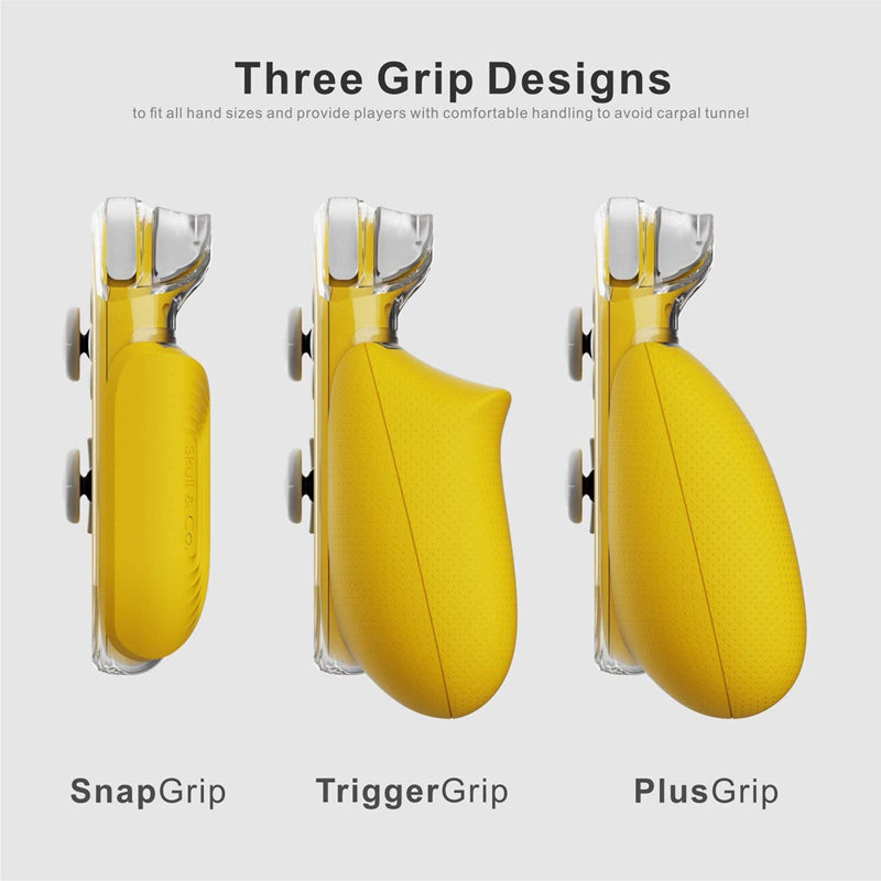 Skull & Co. Grip Case Protective Case with Replaceable Grips for Nintendo Switch Lite