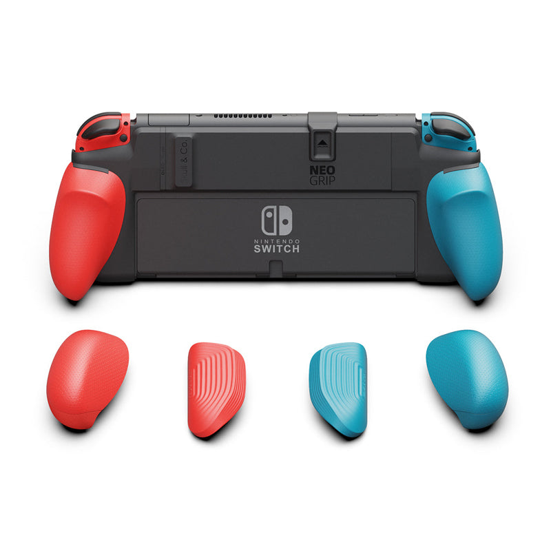 Skull & Co. NeoGrip with Replaceable Ergonomic Grip Protective Case for Nintendo Switch