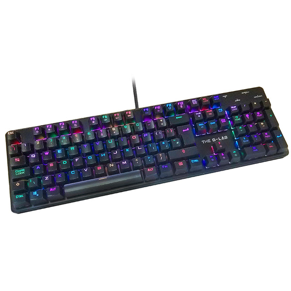THE G-LAB Keyz Rubidium RGB Mechanical Gaming Keyboard