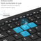 TeckNet 2.4GHz Ultra Slim Portable Wireless Keyboard - X315 [Black] - DealsnLots
