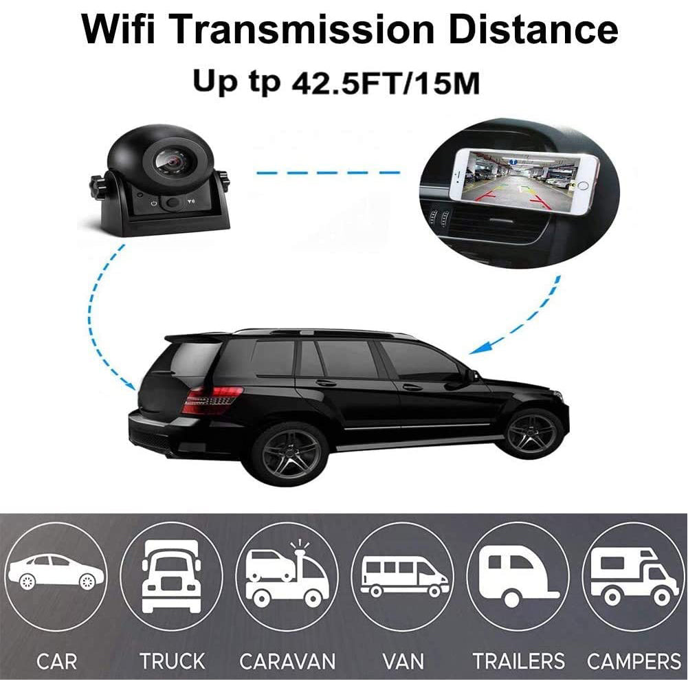 UZONE Wireless Reversing Camera & IOS for Car Trucks RVs | MS-305WF