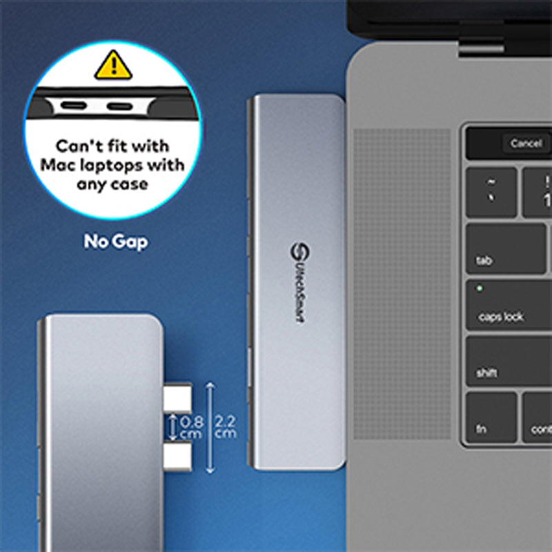 UtechSmart UCN331 Thunderbolt Multiport USB C Adapter | 7 in 2