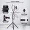Wonew 12" Selfie Ring Light with Tripod Stand