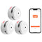 X-Sense Wireless Smart Fire Smoke Detector with Battery & Silence Button | XS01 Pack of 3