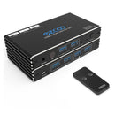 eZCOO USB 3.0 Switch 2 In 4 Out USB 3.0 Sharing Switcher IR Romte KVM Switch Hub