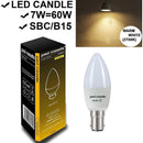 paul russells 7W B15 Candle LED Bulbs | 2700K Warm White | Pack Of 3 - DealsnLots